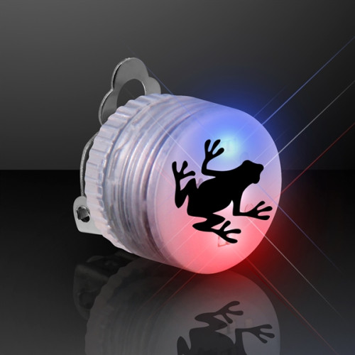 Light Up Flashing LED Clip-On Pin - 60 day overseas 