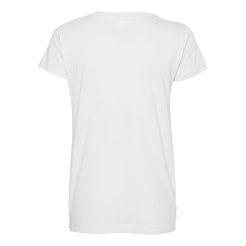 LAT Women's Maternity Scoop Neck Fine Jersey Tee