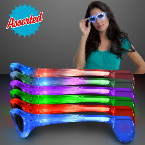 Flashing LED Sunglasses