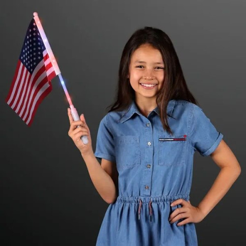 Light Up American Flags