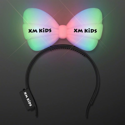 Color Change Light Up Bow Headband