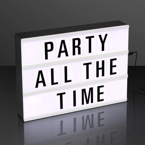 11.75" x 8.5" Cinema Light Box USB Marquee Sign