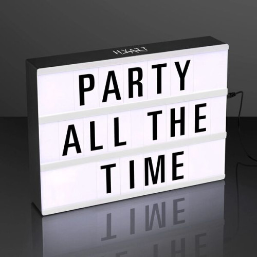 11.75" x 8.5" Cinema Light Box USB Marquee Sign