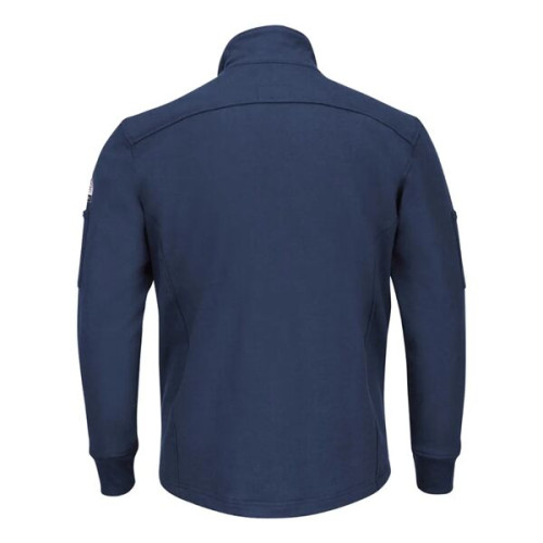 Bulwark Men's Zip Front Fleece Jacket-Cotton /Spandex Blend