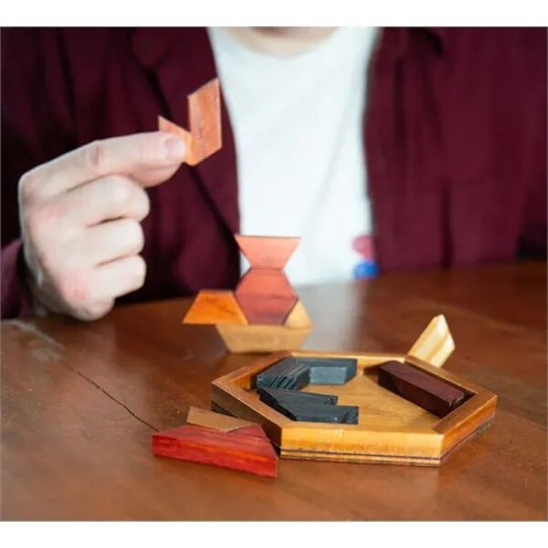 Wood Hexagon Puzzle