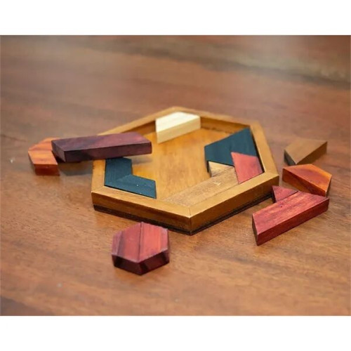 Wood Hexagon Puzzle