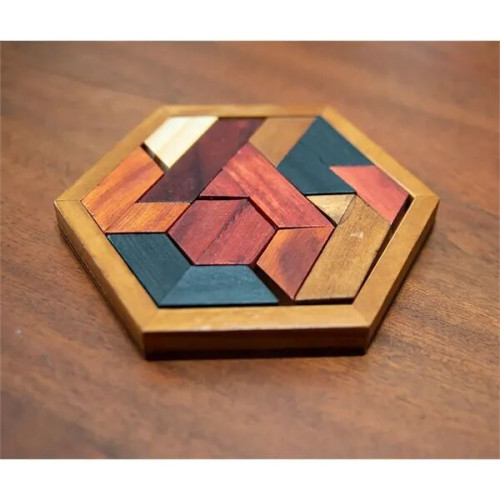 Wood Hexagon Puzzle