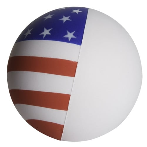 Squeezies® Flag Ball Stress Reliever