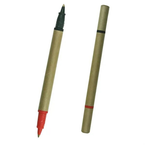 BioDegradable Two Color Cardboard Pen