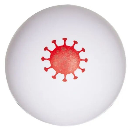 COVID-19 White Stress Ball