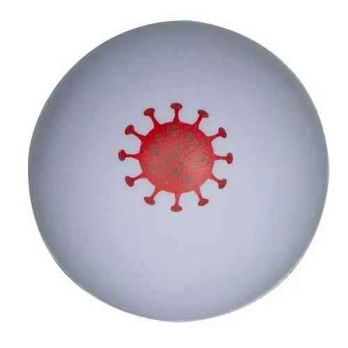 COVID-19 White Stress Ball
