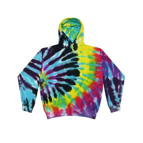 Colortone Unisex Tie-Dyed Hooded Sweatshirt