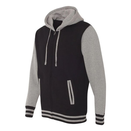 Independent Trading Co. Unisex Heavyweight Varsity Full-Z...