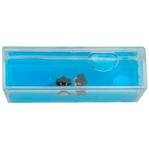 Mini Penguin Liquid Wave Paperweight