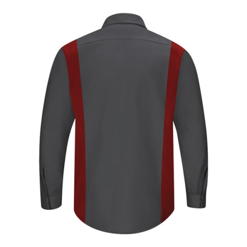 Red Kap Performance Plus Long Sleeve Shirt with OilBlok T...