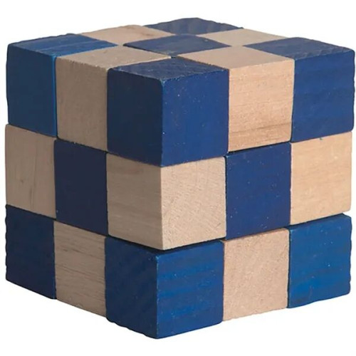 Wooden Elastic Cube Puzzle