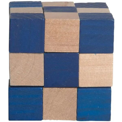 Wooden Elastic Cube Puzzle
