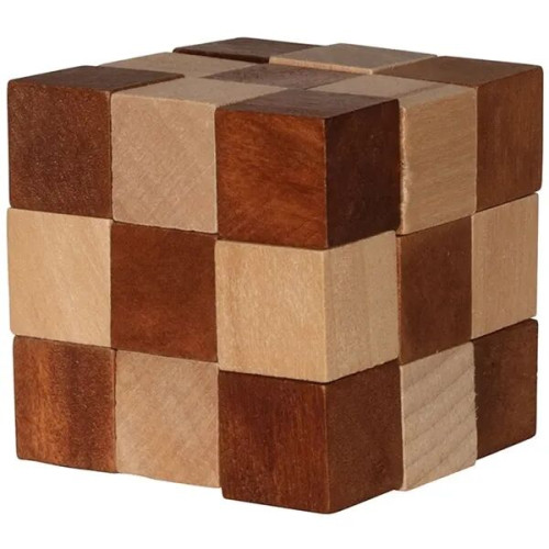 Wooden Elastic Cube Puzzle