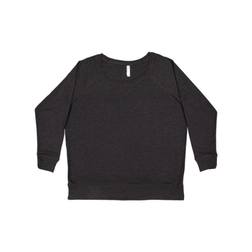 LAT Women's Curvy Slouchy Pullover