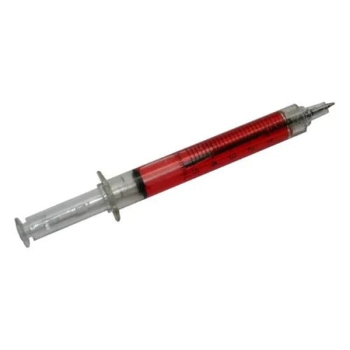 Ballpoint Clicker Syringe Pens