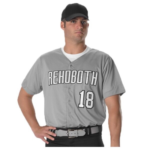 Alleson Athletic Men's Full Button Lightweight Baseball J...