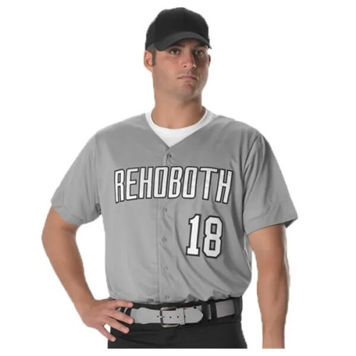 Alleson Athletic Men's Full Button Lightweight Baseball J...