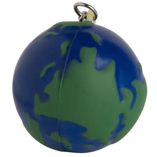 Earth Keyring Stress Reliever