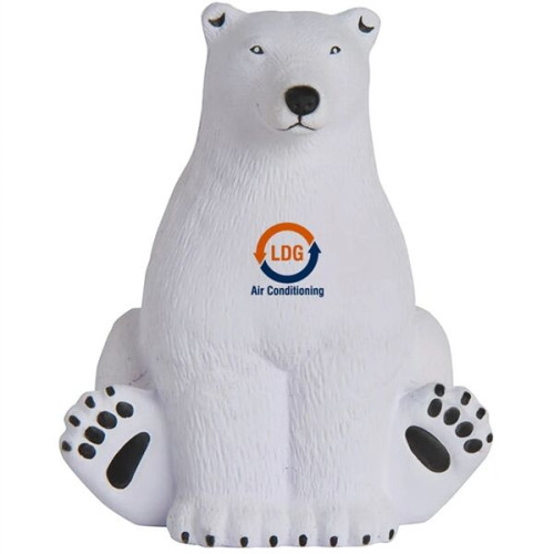 Sitting Polar Bear Stress Reliever