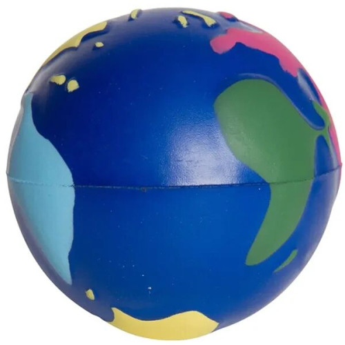 Multi-Color Earth Stress Ball
