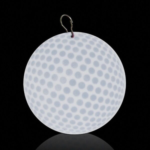 2 1/2" Plastic Golf Ball Badge Medallion