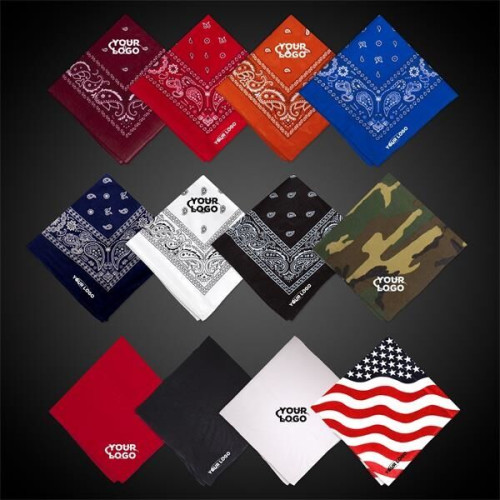 Cotton Bandana 22" x 22"