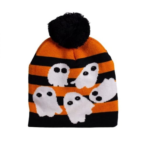 Halloween Ghosts LED Knit Hat