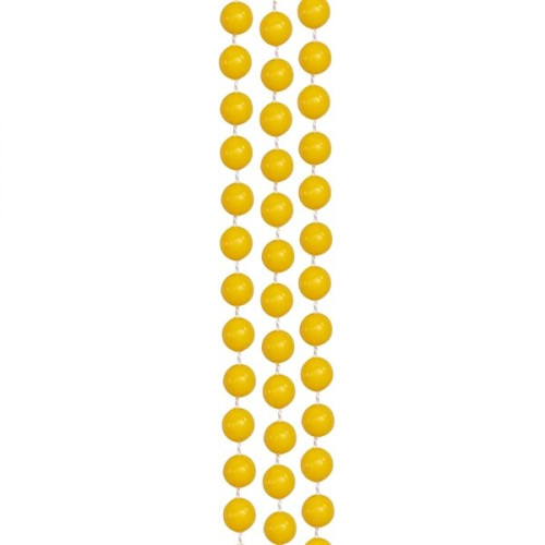 Yellow Mardi Gras 33" Beads