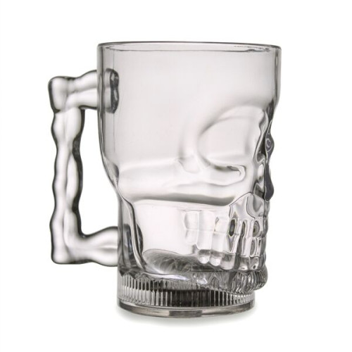 14 oz. Flashing LED Lighted Skull Cup