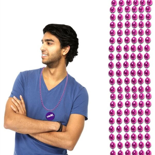 Metallic Beaded Necklace