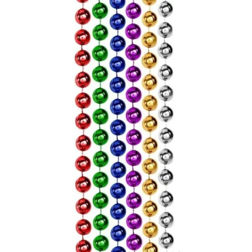 Metallic Beaded Necklace