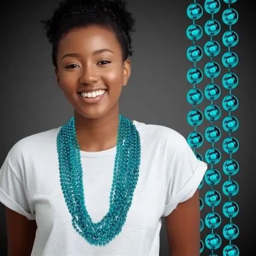 Metallic Beaded Necklace