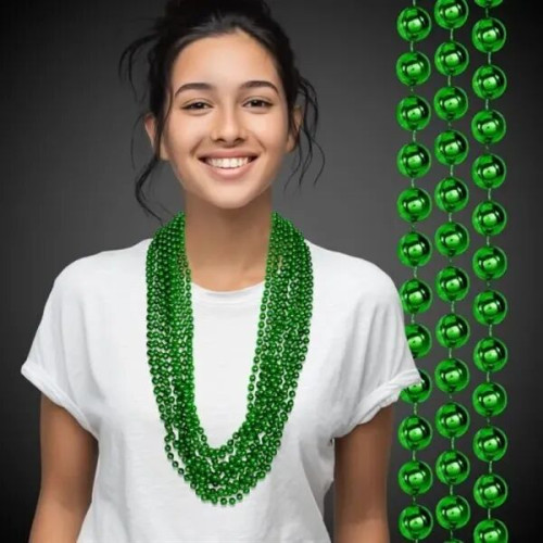 Metallic Beaded Necklace