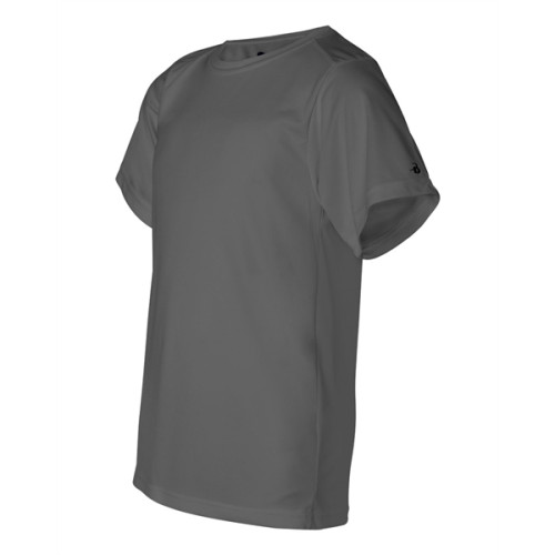 Badger Youth Ombre Hooded Long Sleeve T-Shirt