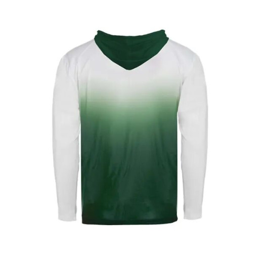 Badger Youth Ombre Hooded Long Sleeve T-Shirt