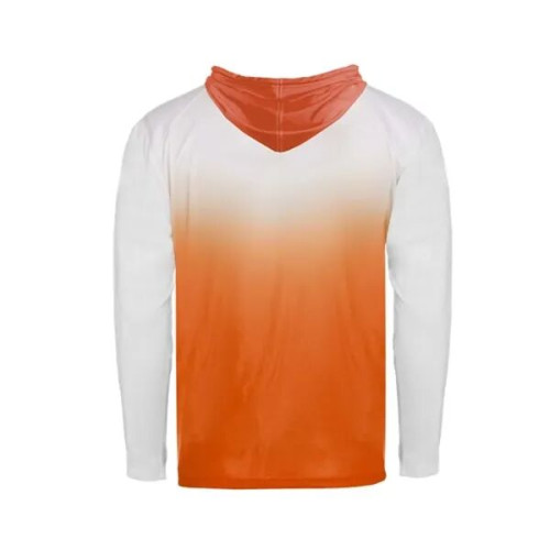 Badger Youth Ombre Hooded Long Sleeve T-Shirt