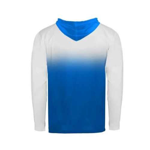 Badger Youth Ombre Hooded Long Sleeve T-Shirt