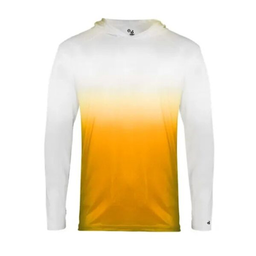 Badger Youth Ombre Hooded Long Sleeve T-Shirt