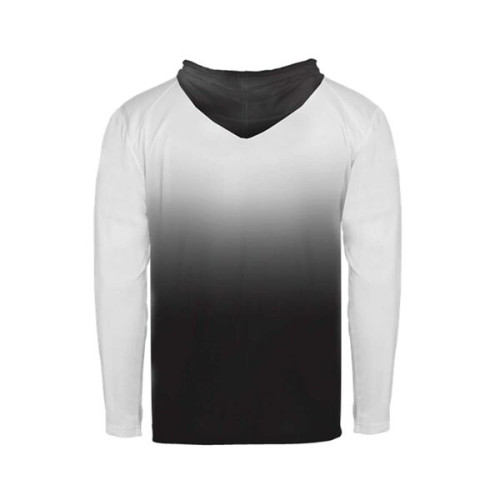 Badger Youth Ombre Hooded Long Sleeve T-Shirt