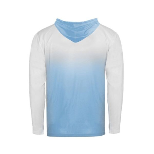 Badger Youth Ombre Hooded Long Sleeve T-Shirt