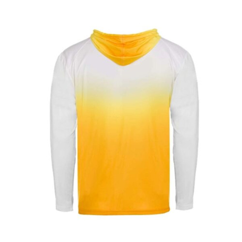 Badger Youth Ombre Hooded Long Sleeve T-Shirt