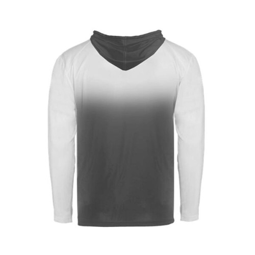 Badger Youth Ombre Hooded Long Sleeve T-Shirt