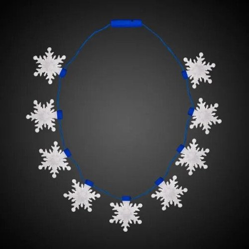 LED Snowflake Necklace
