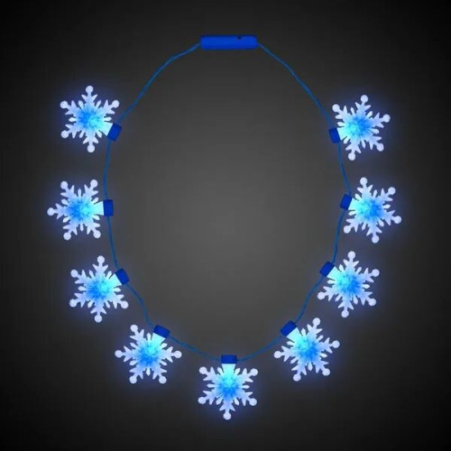 LED Snowflake Necklace