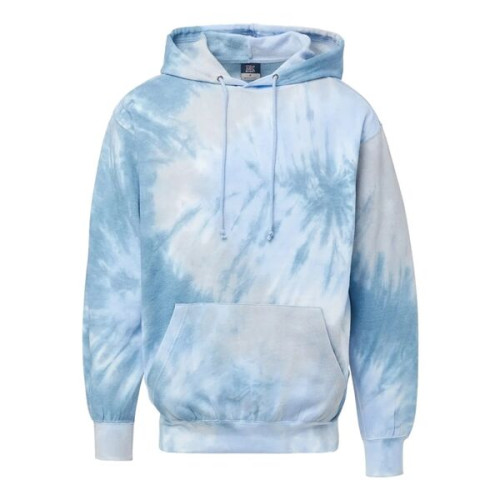 MV Sport Unisex Classic Fleece Tie-Dye Hooded Sweatshirt
